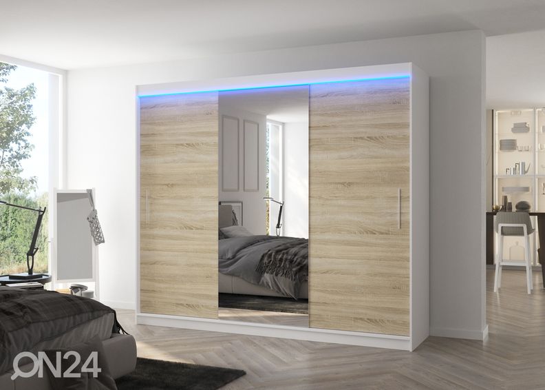 Шкаф-купе Durelo I 250 cm + LED увеличить