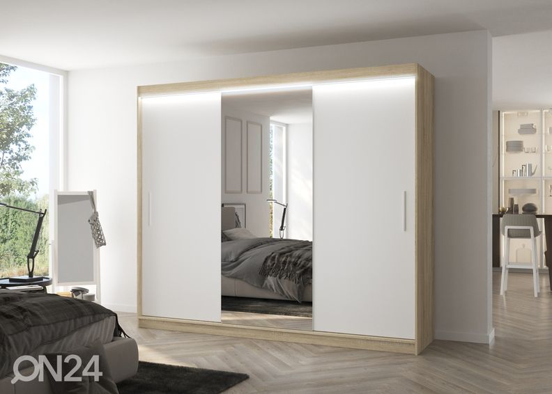 Шкаф-купе Durelo I 250 cm + LED увеличить