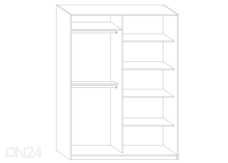 Шкаф-купе Durrus 160 cm увеличить