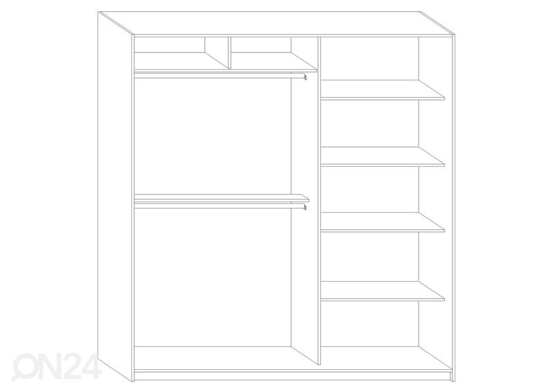 Шкаф-купе Durrus 200 cm увеличить