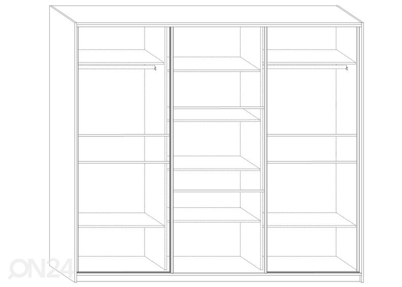 Шкаф-купе Durrus 240 cm увеличить