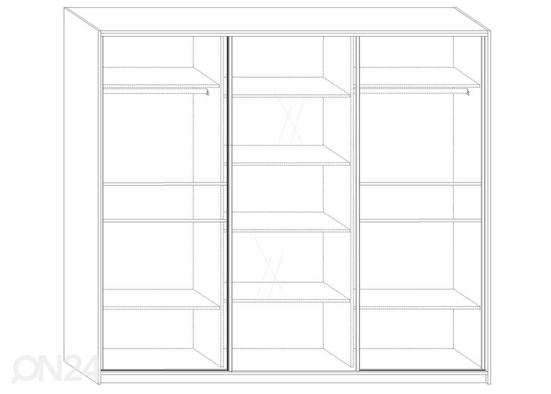 Шкаф-купе Durrus 240 cm увеличить