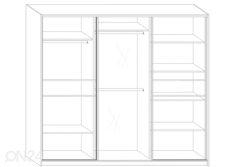 Шкаф-купе Durrus 240 cm увеличить