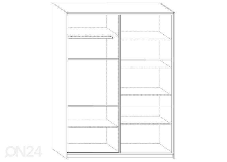 Шкаф-купе Durrus II 160 cm увеличить