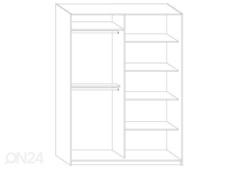 Шкаф-купе Durrus II 160 cm увеличить
