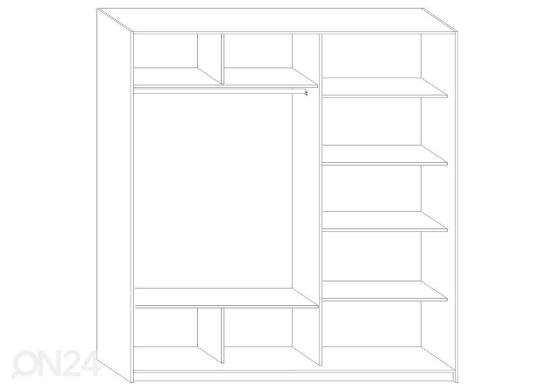 Шкаф-купе Durrus II 200 cm увеличить
