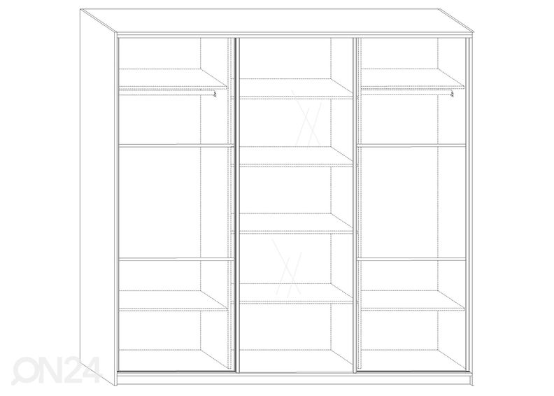 Шкаф-купе Durrus II 220 cm увеличить