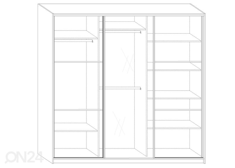 Шкаф-купе Durrus II 220 cm увеличить