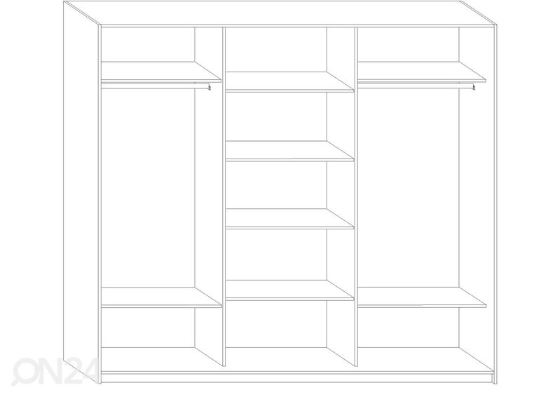 Шкаф-купе Durrus II 240 cm увеличить