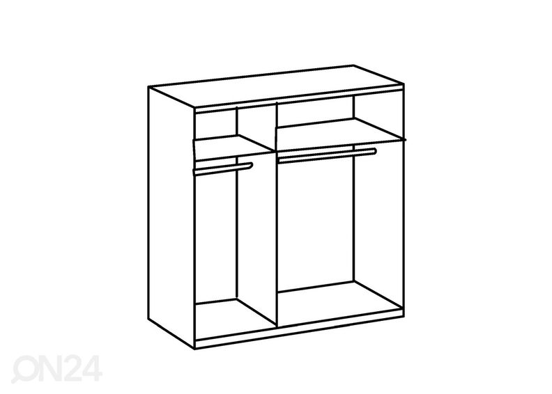 Шкаф-купе Easy Plus h210x135 cm увеличить