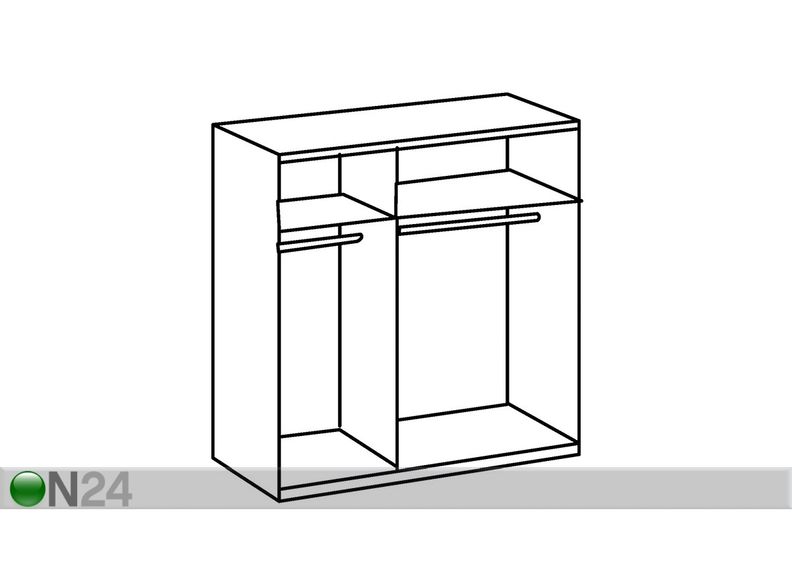 Шкаф-купе Easy Plus h210x135 cm увеличить
