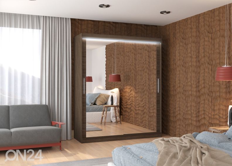 Шкаф-купе Evely 180 cm + LED увеличить