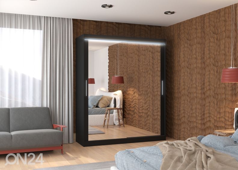 Шкаф-купе Evely 180 cm + LED увеличить