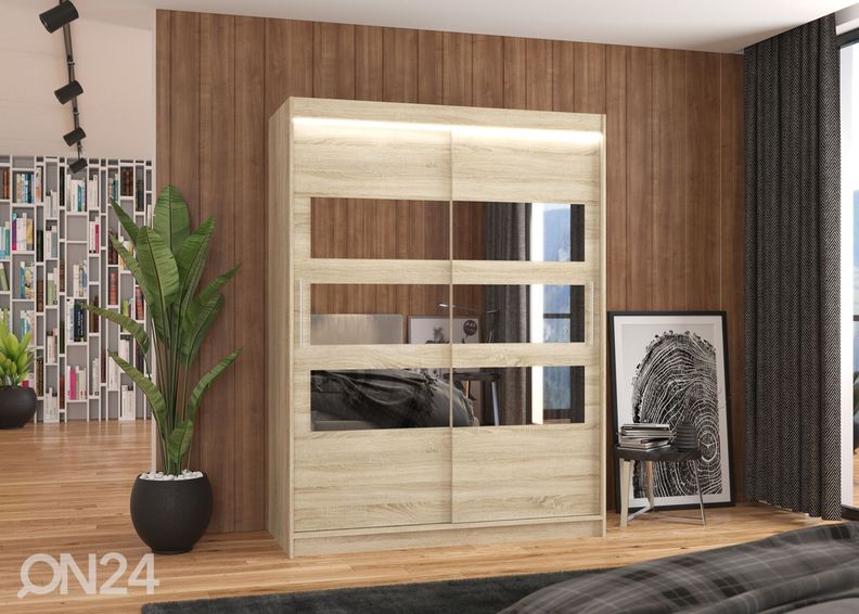 Шкаф-купе Fiona 150 cm + LED увеличить