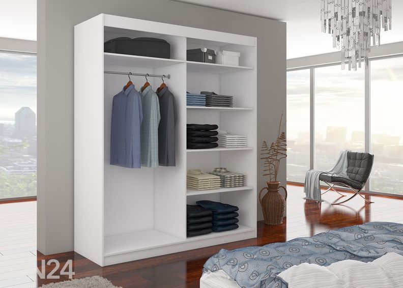 Шкаф-купе Kara 180 cm + LED увеличить