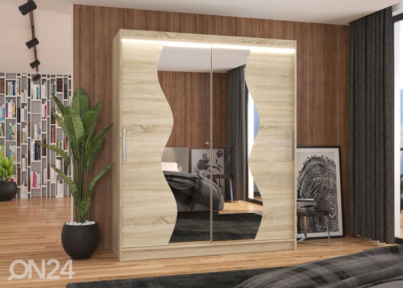 Шкаф-купе Madison 180 cm + LED увеличить