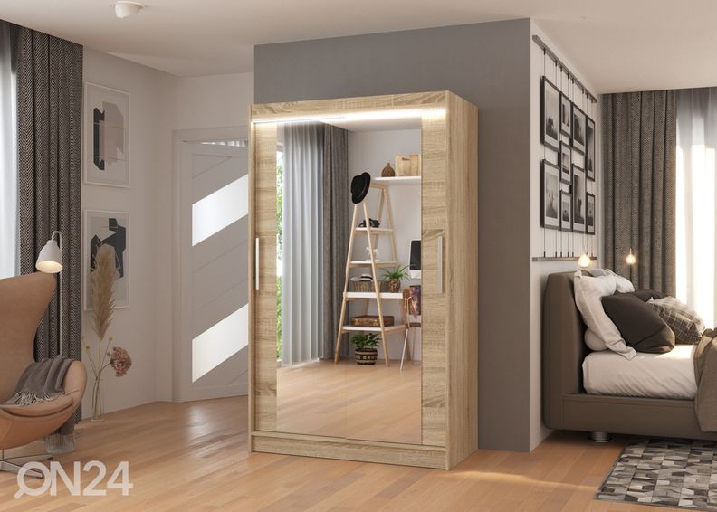 Шкаф-купе Matlock 120 cm + LED увеличить