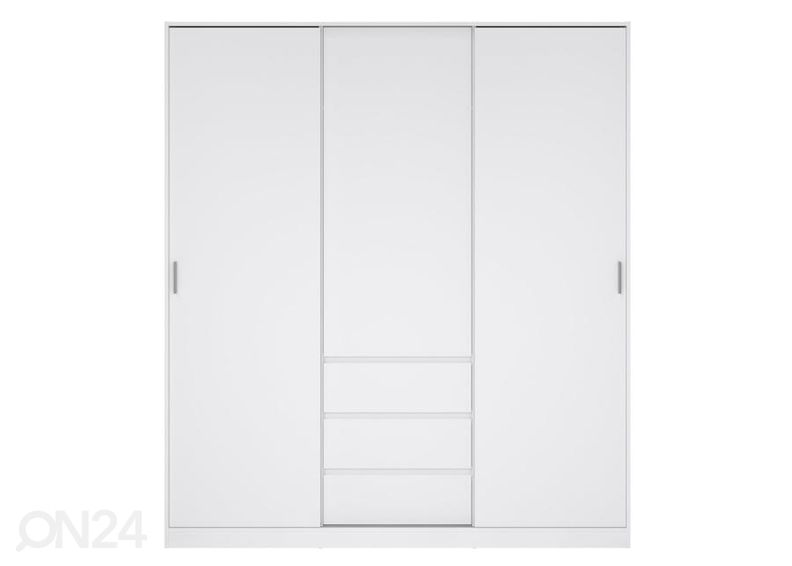 Шкаф-купе Naia 177 cm, белый/белый глянцевый увеличить