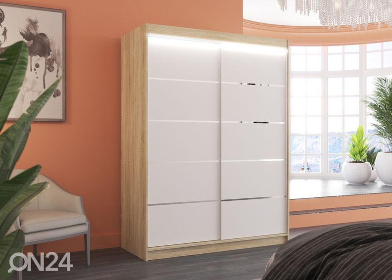 Шкаф-купе Olivia 150 cm + LED увеличить