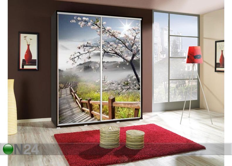 Шкаф-купе Penelopa 155 cm с графикой увеличить