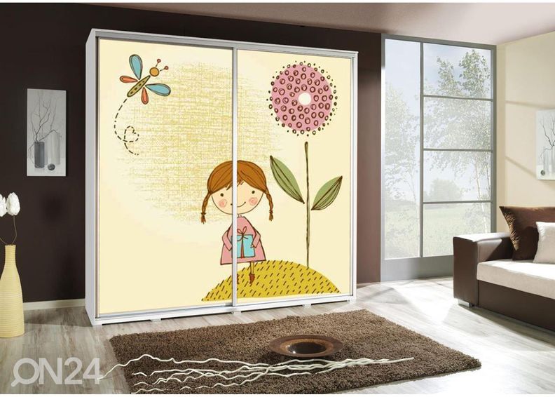 Шкаф-купе Penelopa 205 cm с графикой увеличить