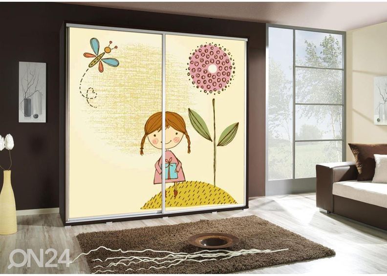 Шкаф-купе Penelopa 205 cm с графикой увеличить