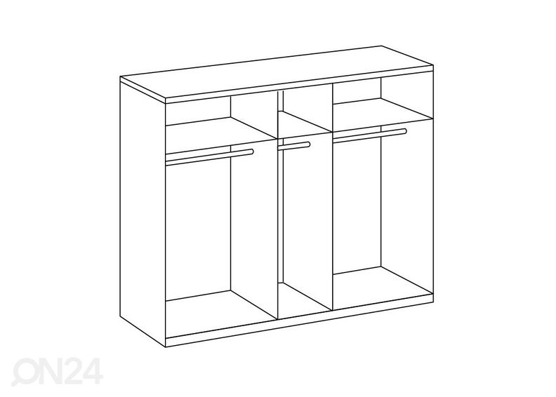Шкаф-купе Portfield h216x250 cm увеличить