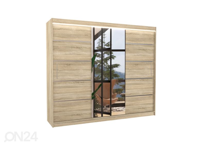 Шкаф-купе Sania I 250 cm + LED увеличить