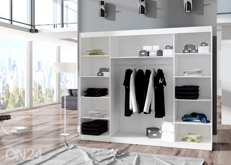 Шкаф-купе Sania I 250 cm + LED увеличить