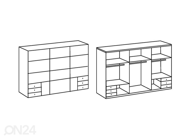 Шкаф-купе Valencia увеличить