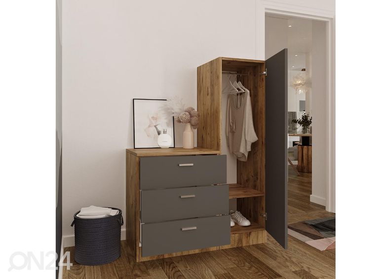 Шкаф платяной + комод увеличить