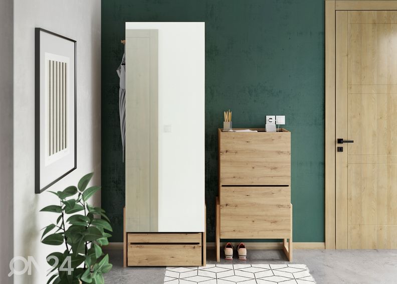 Шкаф платяной с зеркалом увеличить