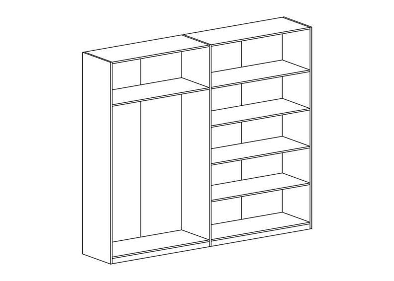 Шкаф платяной увеличить