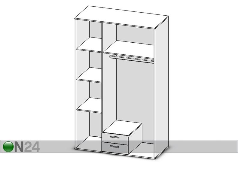 Шкаф платяной увеличить