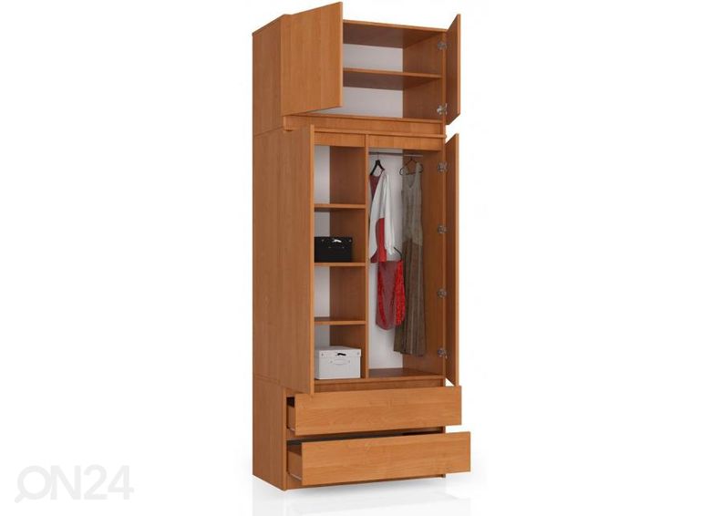 Шкаф платяной 90 cm, ольха увеличить