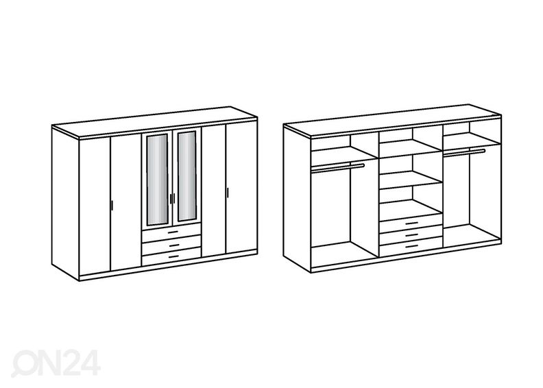 Шкаф платяной Ben увеличить