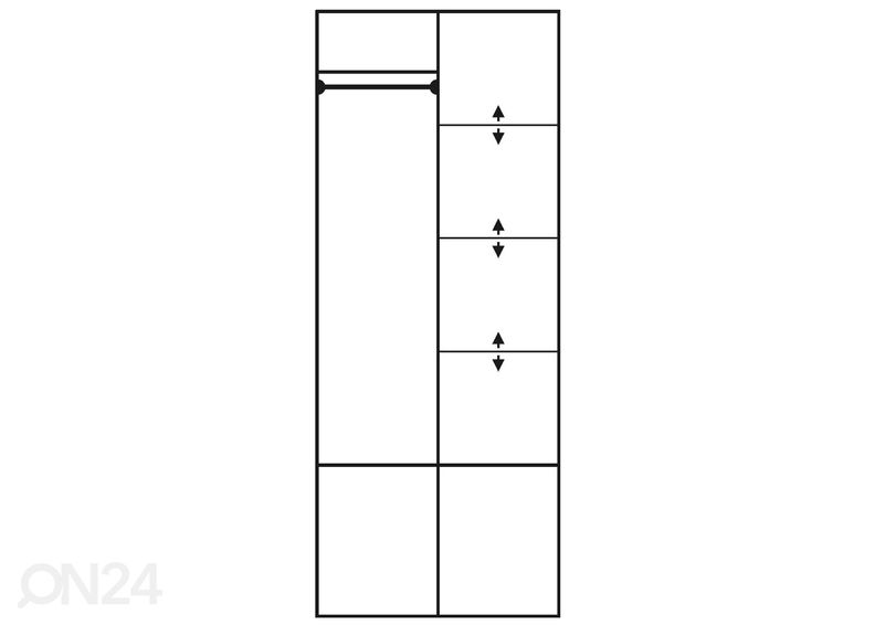Шкаф платяной Clonakilty 81 cm увеличить