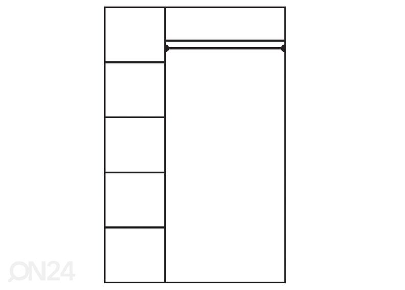 Шкаф платяной Fanta 120 cm увеличить