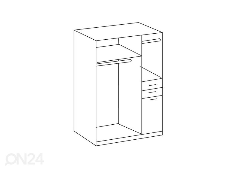 Шкаф платяной Frankfurt 135 cm увеличить
