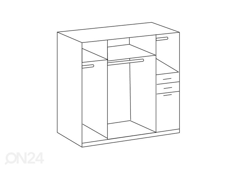 Шкаф платяной Frankfurt 180 cm увеличить