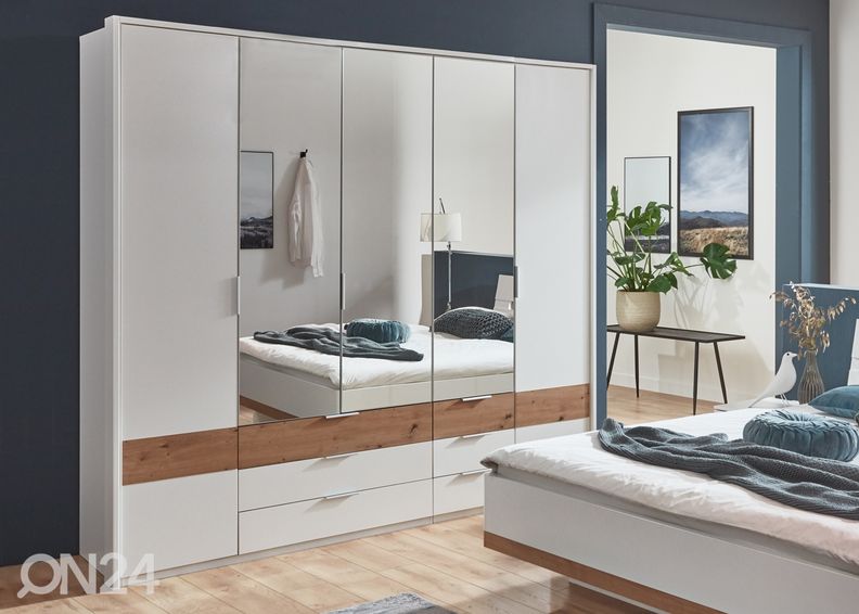 Шкаф платяной Gibraltar 225 cm + рама увеличить