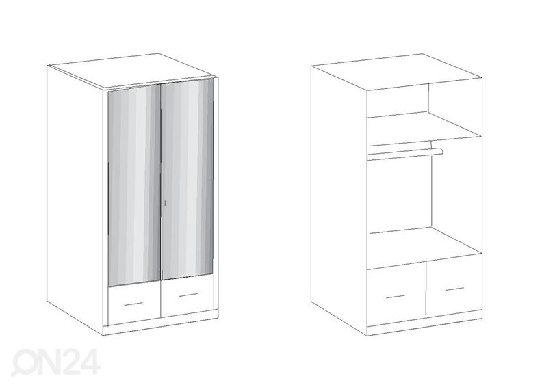 Шкаф платяной Imago 90 cm увеличить