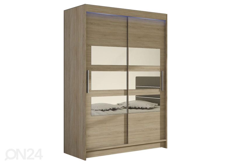 Шкаф платяной + LED увеличить