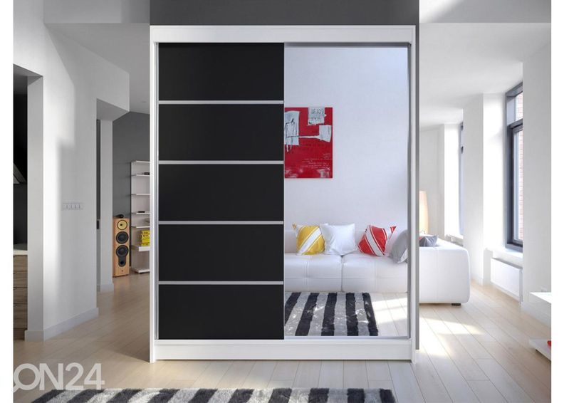 Шкаф платяной + LED увеличить