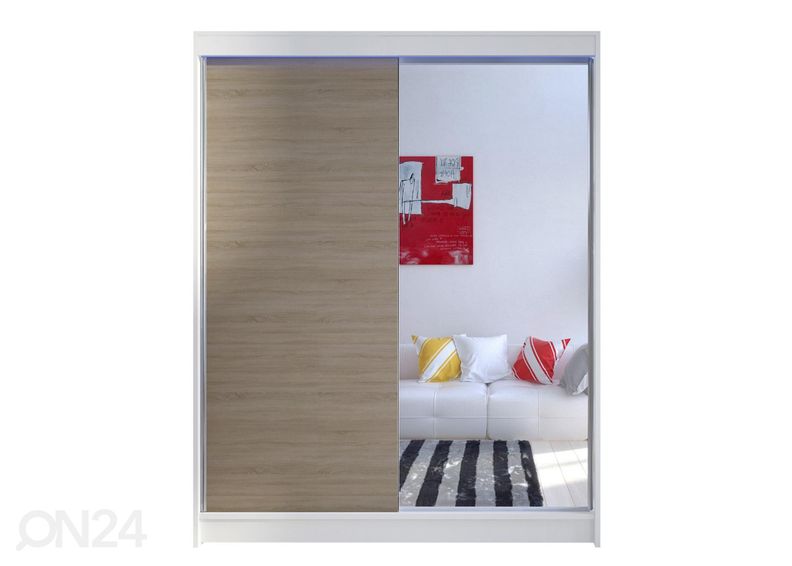 Шкаф платяной + LED увеличить