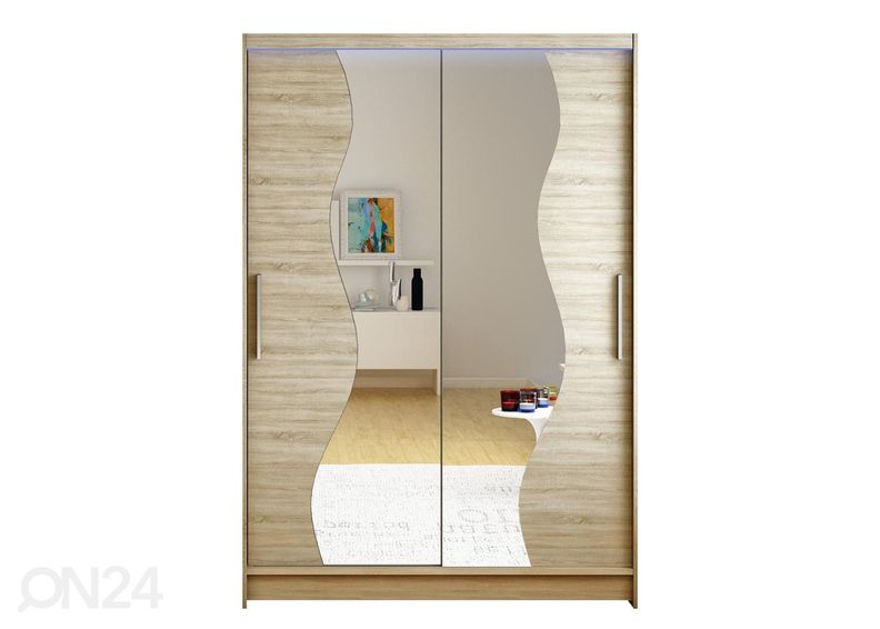 Шкаф платяной + LED увеличить