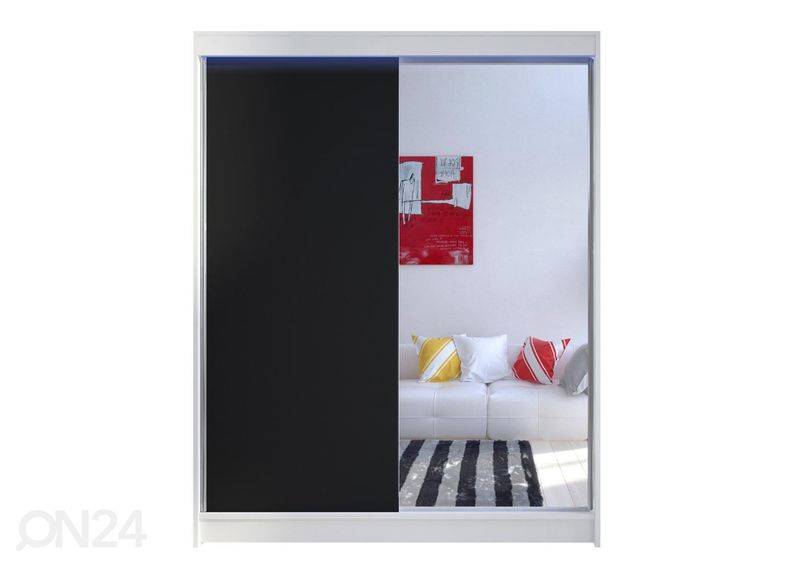 Шкаф платяной + LED увеличить