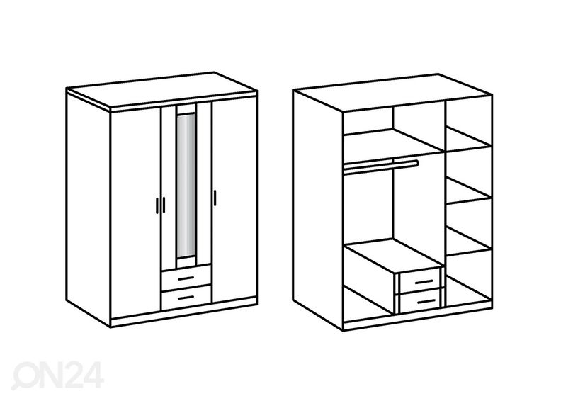 Шкаф платяной Lenny увеличить