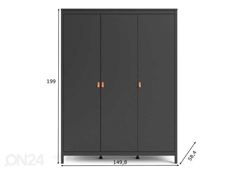 Шкаф платяной Madrid 150 cm увеличить