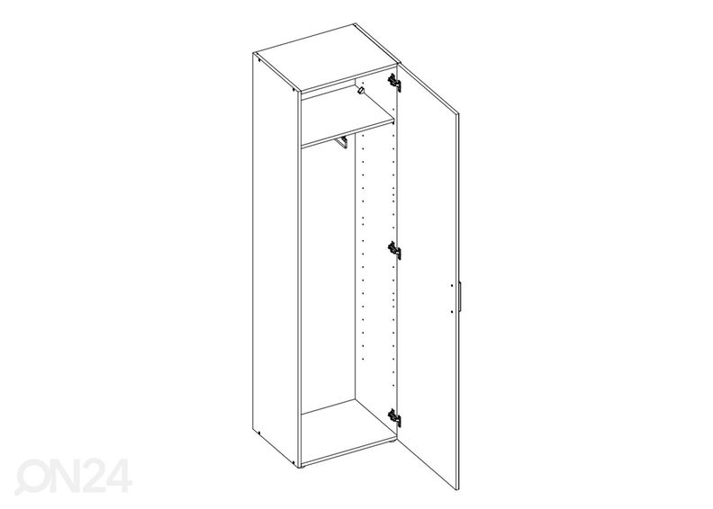 Шкаф платяной MRK 635 60 cm увеличить